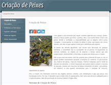 Tablet Screenshot of criacao-de-peixes.info